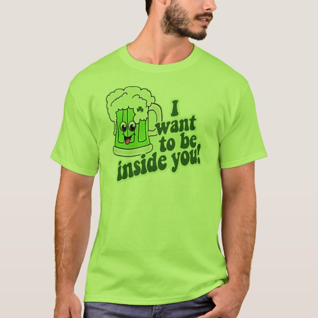 Funny St Patricks Day Irish T-Shirt (Front)