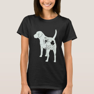 Funny St. Patricks Day Labrador Retriever Shamrock T-Shirt