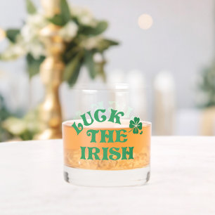 Funny St Patricks Day Luck O' The Irish Group Whiskey Glass