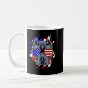 funny st patrick's day one lucky pitbull mama pitb coffee mug