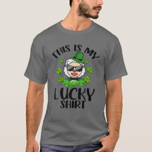 Funny St Patrick's Day Sheep This Is My Lucky T-Shirt