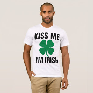Funny St.Patrick's day T-shirts, KISS ME I'M IRISH T-Shirt