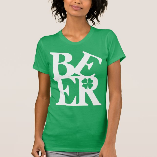 Funny St. Patrick's Day Womens Shirt (Front)