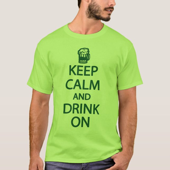 Funny St. Patrick's T Shirt (Light Shirts) (Front)