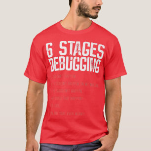 Funny Stages Of Debugging Computer Science Premium T-Shirt
