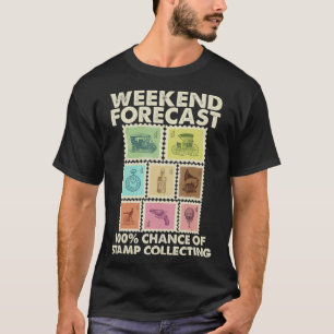 Funny Stamp Collecting Gift For Men Women Postal C T-Shirt