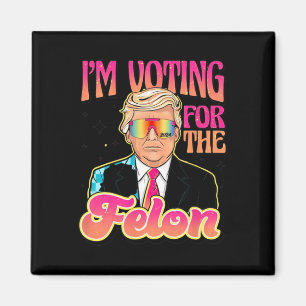 Funny Stand With Trump Vote 4 Trump 2024 Gifts Magnet