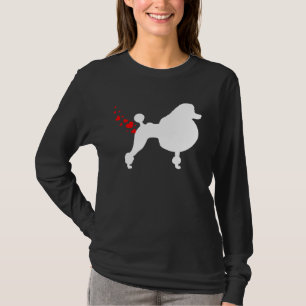 Funny Standard Poodle Owner Valentines Day Heart F T-Shirt