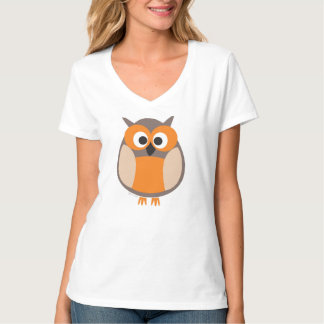 Funny staring owl t-shirt