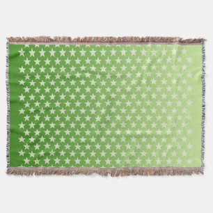 Funny Stars Pattern transparent + your idea Throw Blanket
