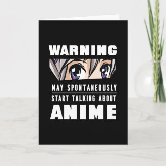 Funny Start talking about Anime Gift Card
