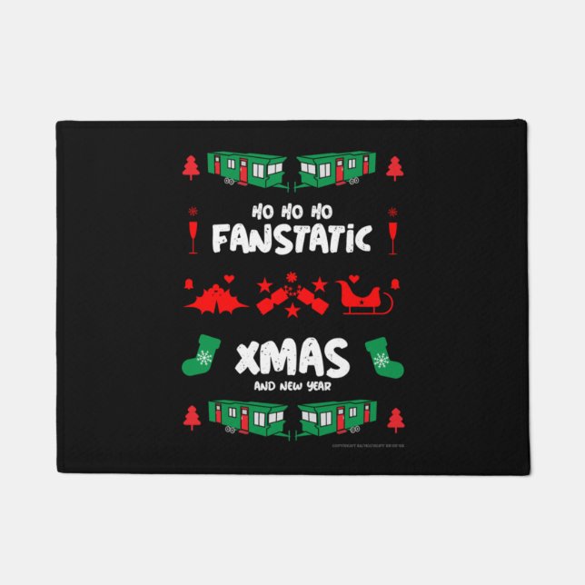 Funny Static Caravan Mobile Home Gifts     Doormat (Front)