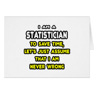 Funny Statistician T-Shirts and Gifts