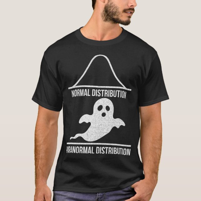 Funny Statistics Analytics Stochastic - Ghost Hall T-Shirt (Front)