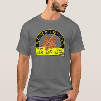 Funny Stay Calm, Eat Bacon Shirt