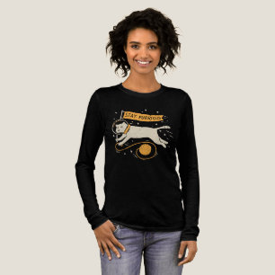 Funny Stay Furrious Cat Astronaut Space Pet Wool  Tri-Blend Shirt