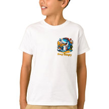 Funny Stay Hungry Shark Eating Pizza Summer Beach 
