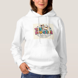 Funny Stay Paw-sitive Cat Lover Gift  Hoodie