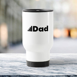 Funny Step Dad - The Man That Stepped Up - Travel Mug