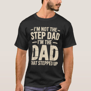 Funny Stepdad Art For Men Boy Step Father T-Shirt