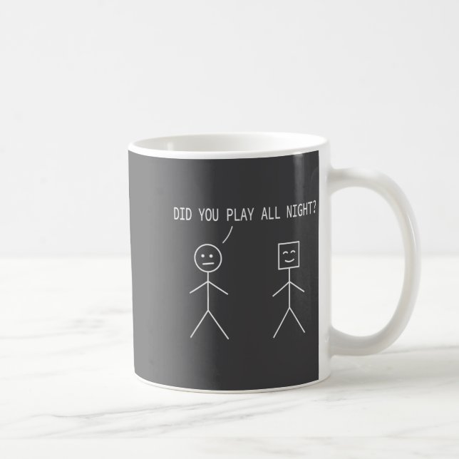 Funny Stick Man Figure  Coffee Mug (Right)