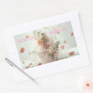 Funny Sticker – NEW CAR, SAME ME