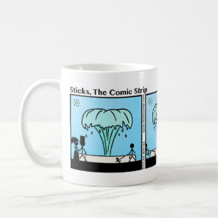 Funny Stickman Water Fountain Mug