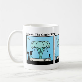 Funny Stickman Water Fountain Mug