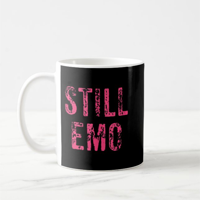 Funny Still Emo Music Scene Gift Tank Top Coffee Mug (Left)
