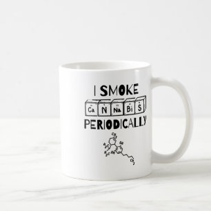 Funny Stoner Day Periodic Table Science Thc Coffee Mug