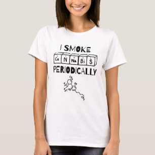 Funny Stoner Day Periodic Table Science Thc T-Shirt