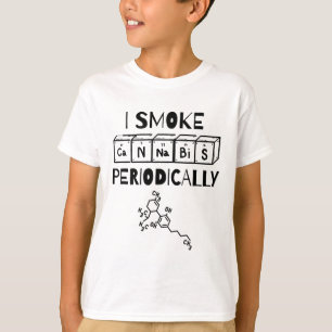Funny Stoner Day Periodic Table Science Thc  T-Shirt