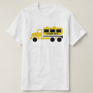 Funny Stool Bus Septic Truck T-Shirt