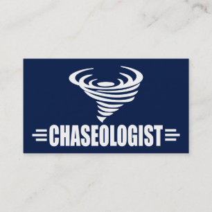 Funny Storm Chaser Tornado Twister Business Card