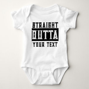 Funny 'Straight Outta Your Text' Baby Bodysuit