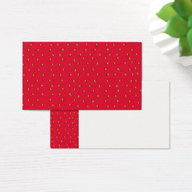 Funny strawberry background red (Desk)