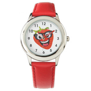 Funny Strawberry Kids Watch