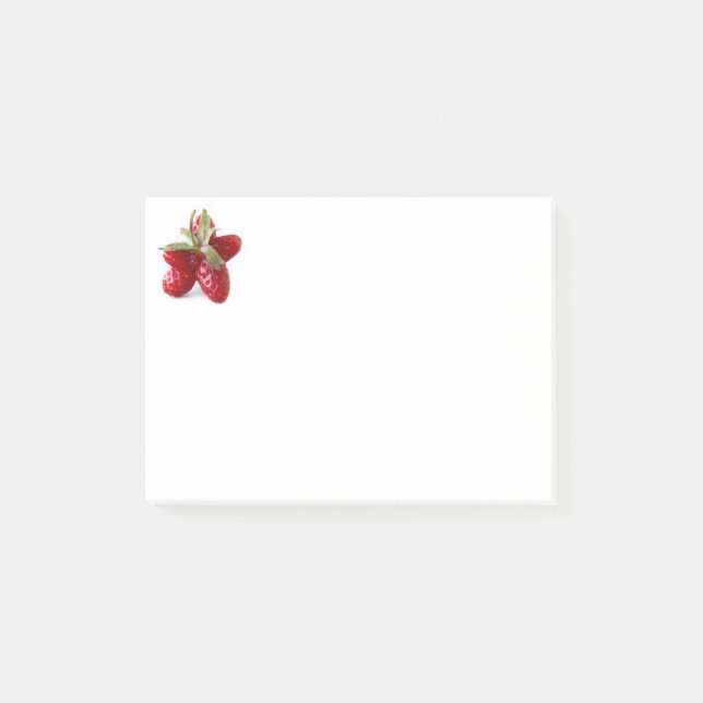 Funny strawberry post-it notes (Front)