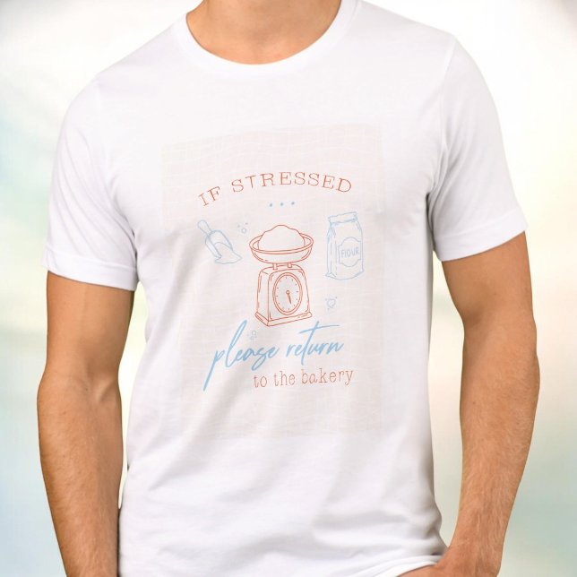 Funny Stressed Baking Therapy Baker Gift Shirt (Creator Uploaded)