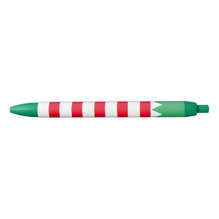 Funny striped elf suit Christmas pens with ink