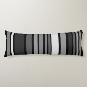 Funny Stripes coloured VIII + your background Body Cushion
