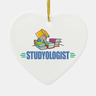 Funny Student Ceramic Tree Decoration