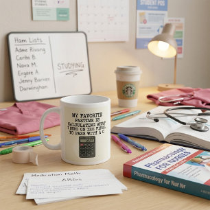 Funny Student Final Exam Calculator Quote Coffee Mug
