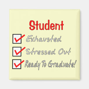 Funny Student Gifts "Ready To Graduate!" Magnet