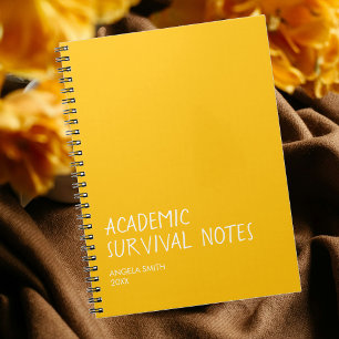 Funny Student Notebook, Study Humor Journal, Back  Notebook