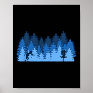 Funny Stupid Tree, Disc Golf Gift Idea  Poster