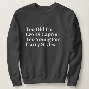 Funny Stylish Custom Minimal Monogram Dark Grey Sweatshirt
