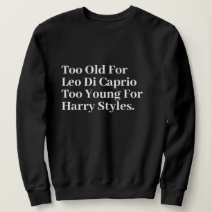 Funny Stylish Cute Custom Minimal Monogram Black  Sweatshirt