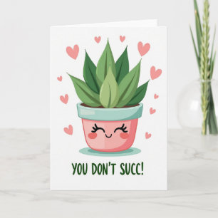 Funny Succulent Pun Love Card