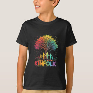 Funny Summer Family Reunion Kickin' It With My Kin T-Shirt